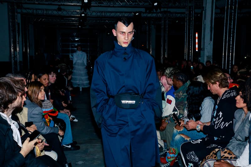 Front Row at Vetements' FW20 Paris Fashion Week Show | HYPEBEAST