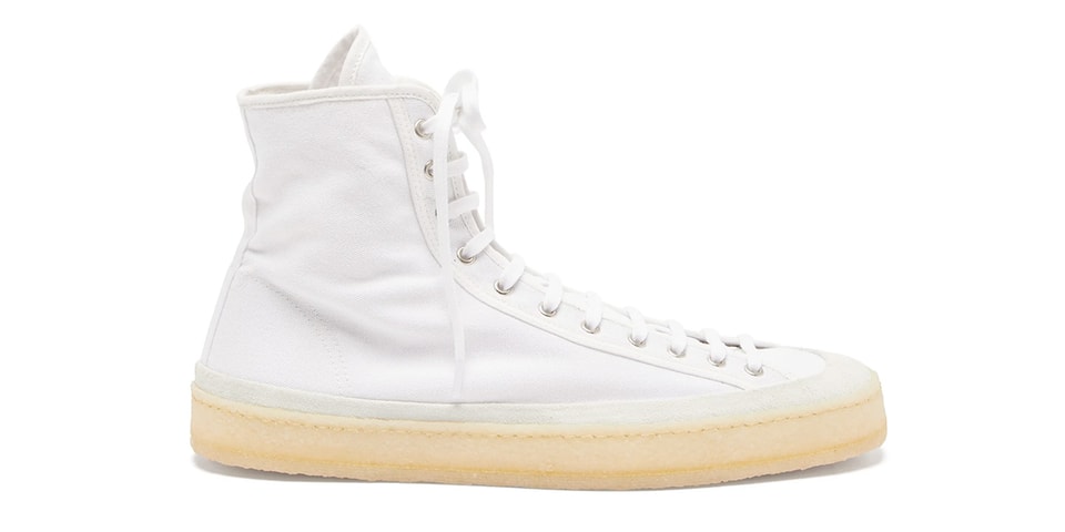 Lemaire Crepe Sole Canvas Sneakers Release | Hypebeast