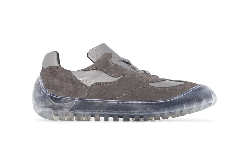 A-COLD-WALL* Grey Leather Paneled Low Top Sneakers | Hypebeast