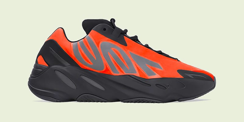 Yeezy 700 best sale black orange