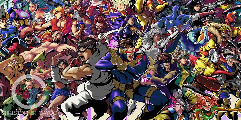 Artist Every Character 'Marvel vs Capcom' Series | Hypebeast