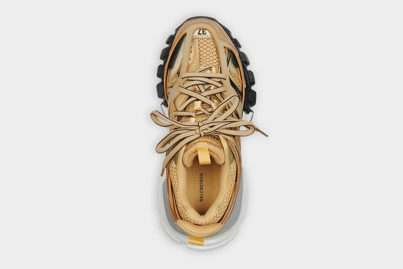 Gold balenciaga hot sale sneakers