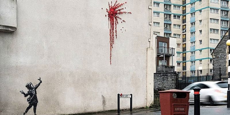 Banksy Unveils Valentine's Day Mural in Bristol | Hypebeast