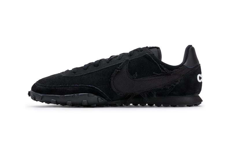 Black comme des garçons x nike waffle racer 2 new arrivals