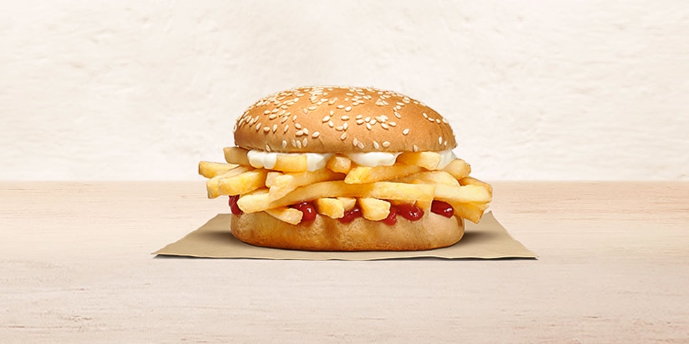 Burger King Chip Butty & Chip Butty with Bacon Info Hypebeast