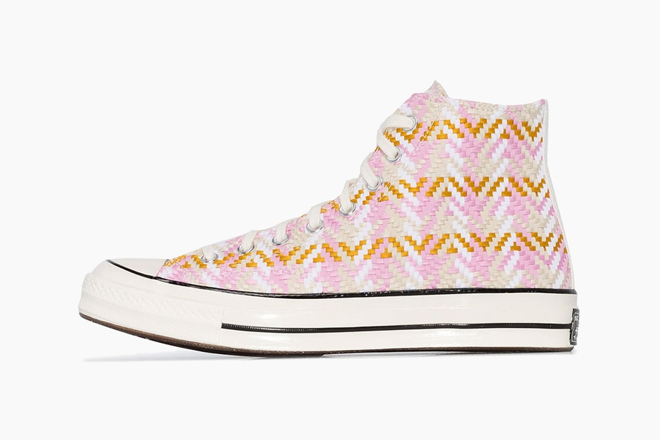 Converse Pink Chuck Taylor Woven High Top Sneak Drops Hypebeast converse-pink-chuck-taylor-woven-high-top-sneak-drops-hypebeast