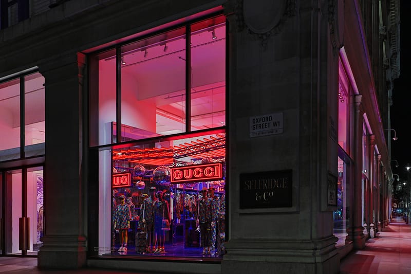 Gucci Psychedelic Selfridges Corner Shop First Look Hypebeast