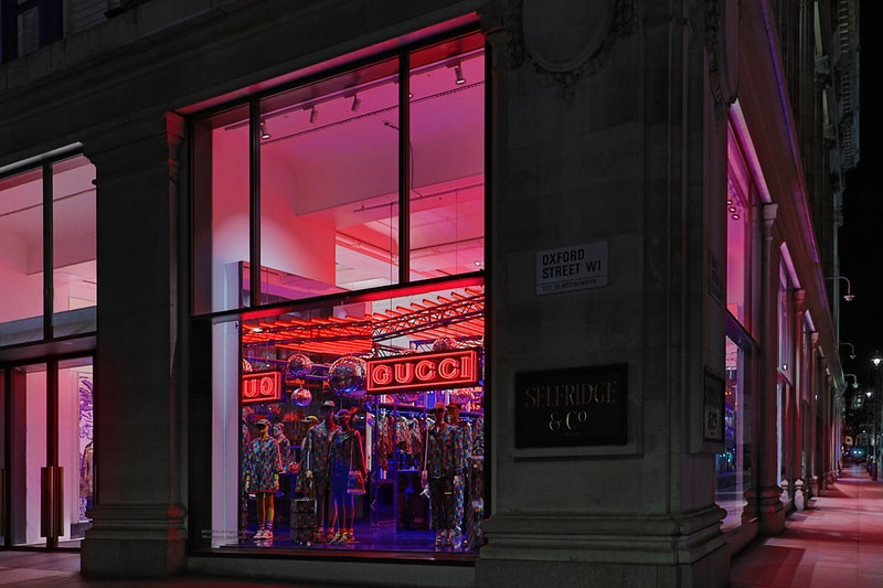 Gucci Psychedelic Selfridges Corner Shop First Look | Hypebeast