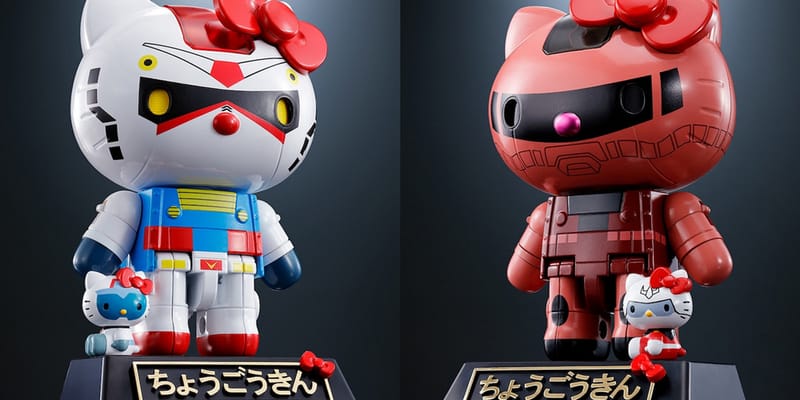 Hello Kitty Gundam Crossover Mecha Figures | Hypebeast
