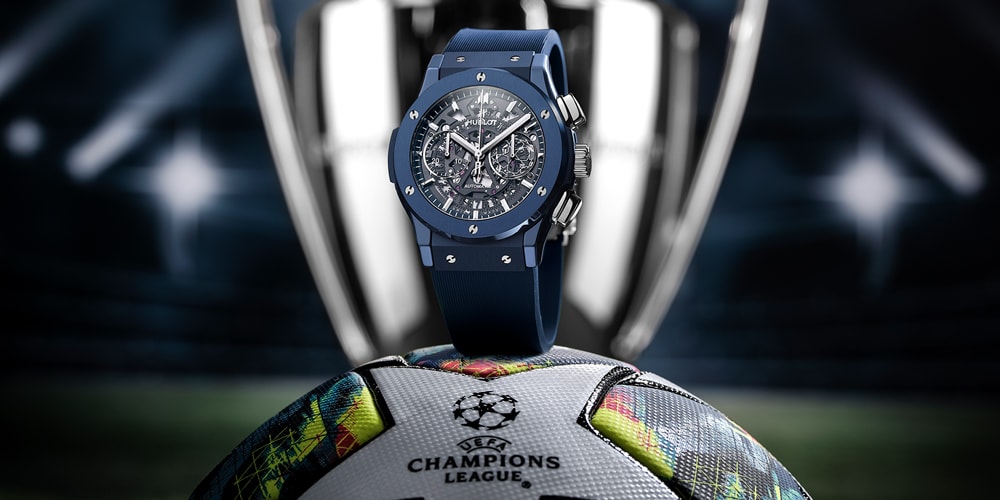 Hublot отмечает Лигу чемпионов УЕФА новым хронографом AeroFusion