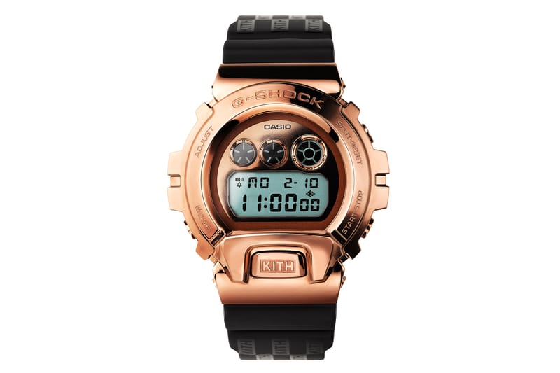 KITH and G-SHOCK Upgrade the GM-6900 Watch in Rose Gold | Hypebeast