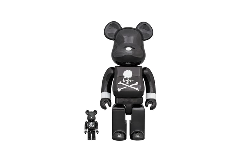 mastermind JAPAN x Medicom Toy Black Chrome BE@RBRICK 100% u0026 400% |  Hypebeast