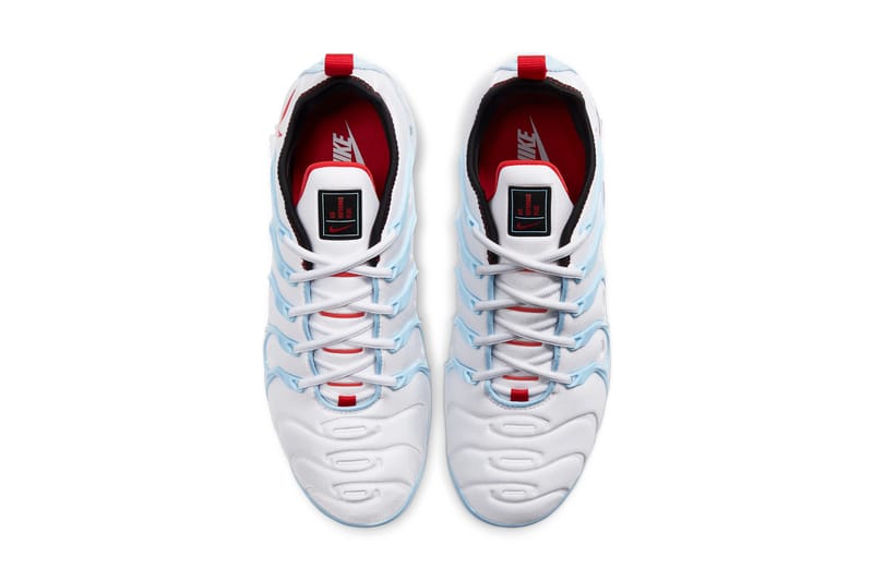 Men's 'air vapormax plus running shoes white/university red/psychic outlet blue