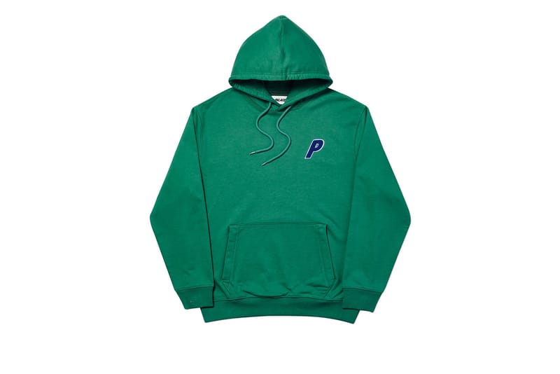 Palace hotsell green hoodie