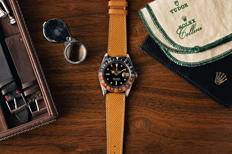 Gmt master 2 online leather strap