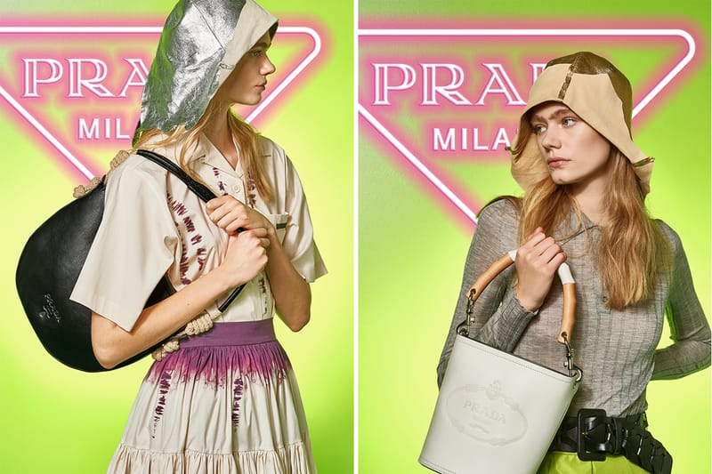 Prada hyper leaves bag sale