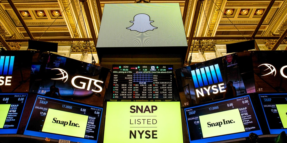 Акции Snapchat упали после неудовлетворительных результатов четвертого квартала