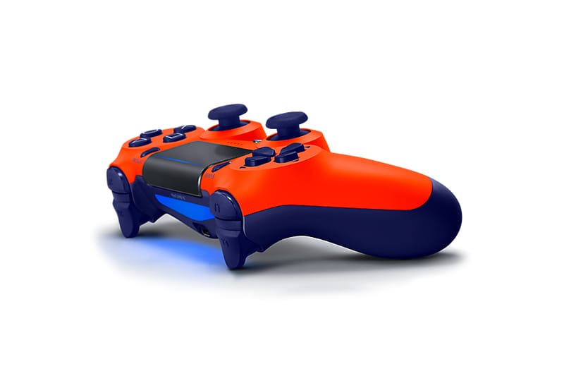 Orange blue outlet ps4 controller