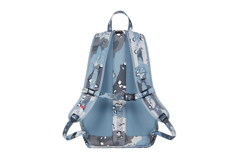 Supreme blue chocolate chip best sale camo backpack