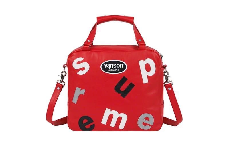 Supreme vanson leather sales bag