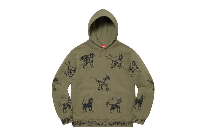 Supreme animals hooded store sweatshirt