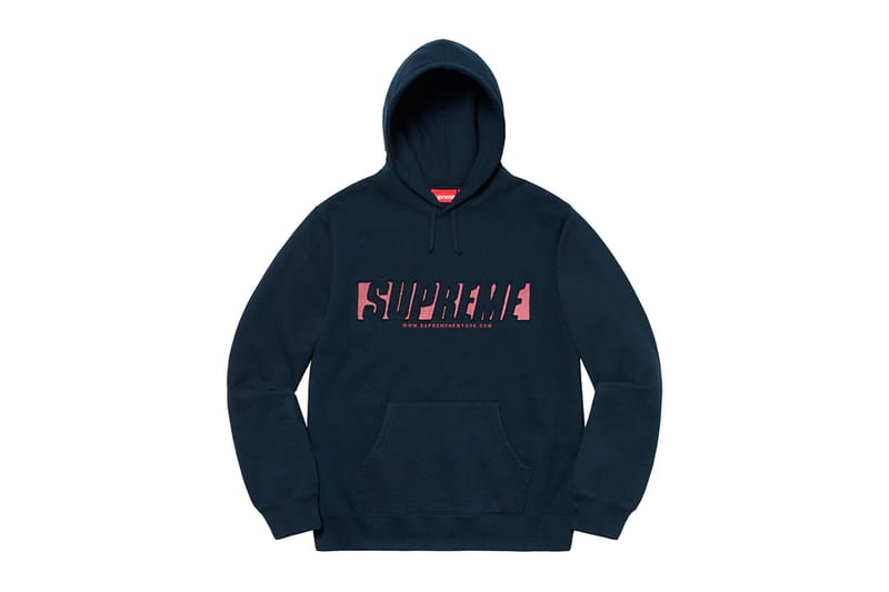 Supreme reflective best sale cutout hoodie