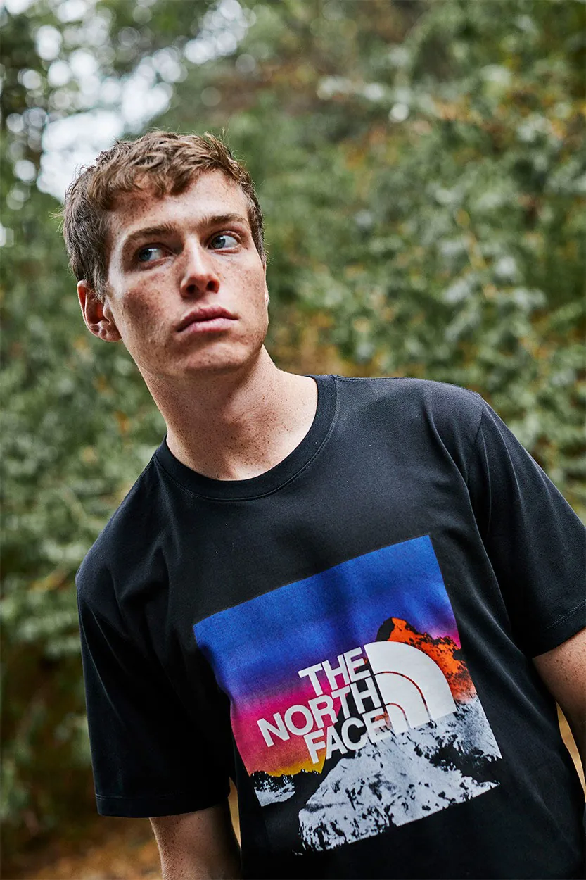 North face best sale retro t shirt