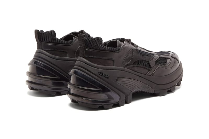 靴 1017 ALYX 9SM INVISIBLE SNEAKER 1017 ALYX 9SM Black Indivisible Leather Sneakers | Hypebeast