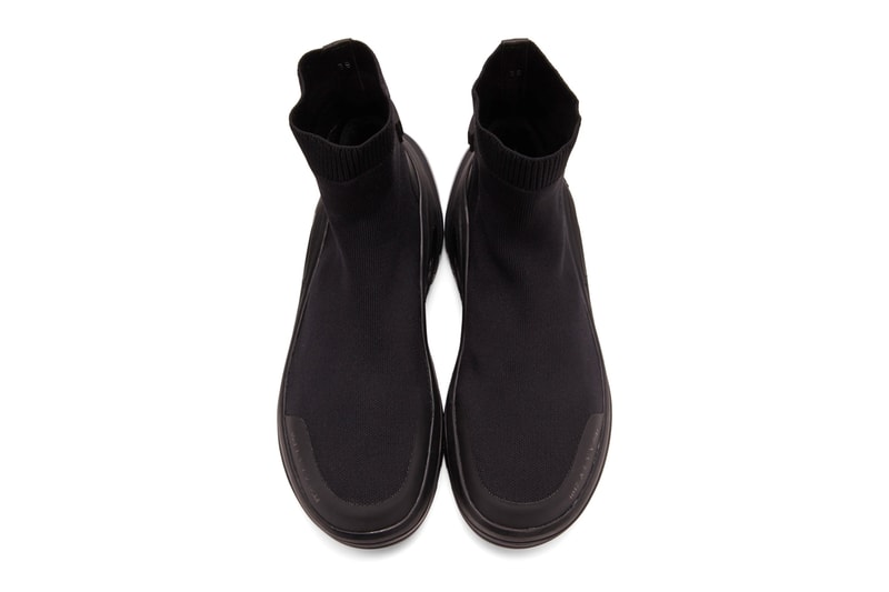 1017 ALYX 9SM Black Mid Sock Boots | Hypebeast