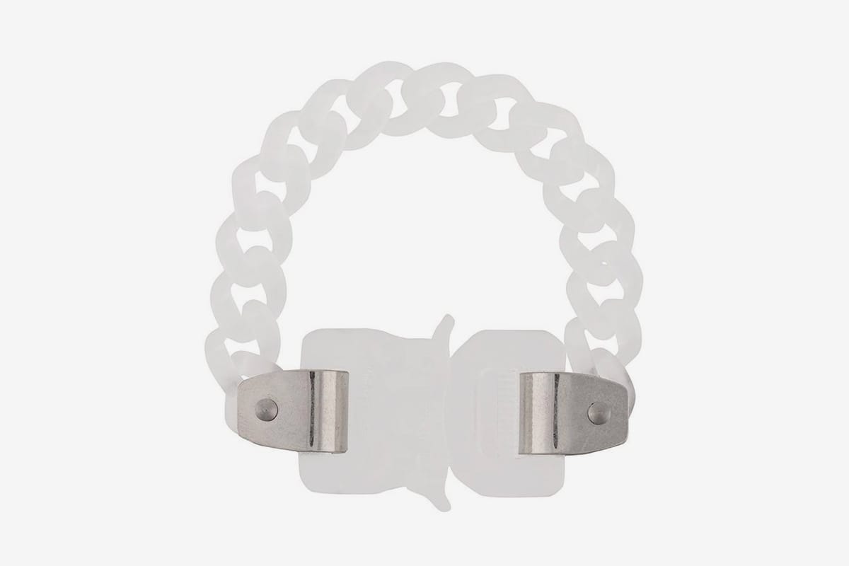 1017 ALYX 9SM Transparent Chain Link Bracelet Release | Hypebeast