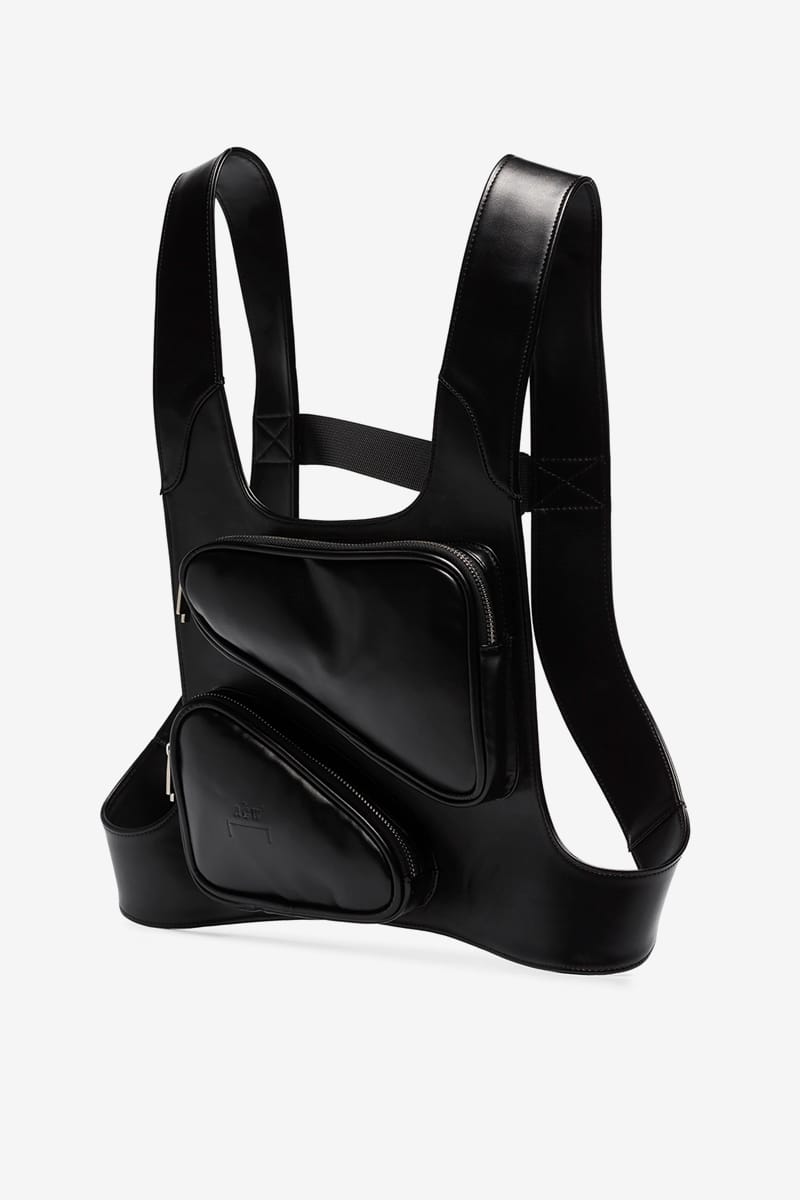 A-COLD-WALL* Releases Black Leather Harness Bag | Hypebeast