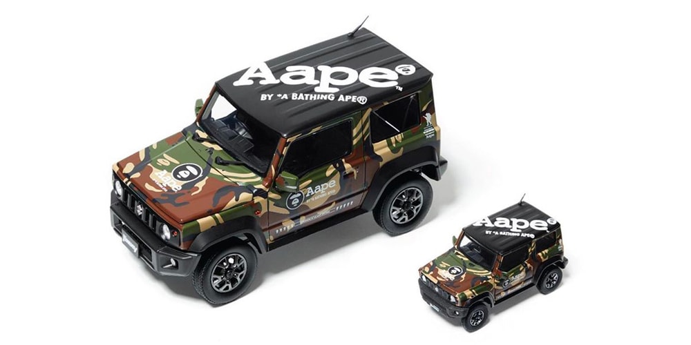AAPE присоединяется к SUZUKI для камуфляжной модели автомобиля Jimny