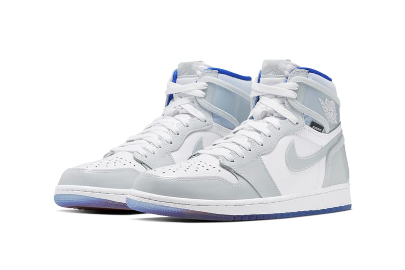 Jordan 1s outlet blue and white