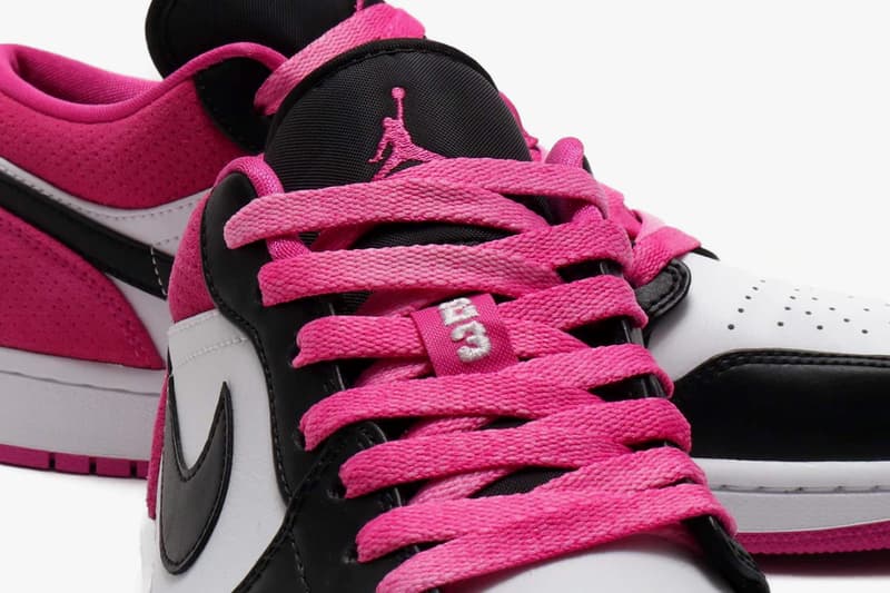 jordan 1 low black active fuchsia cyber
