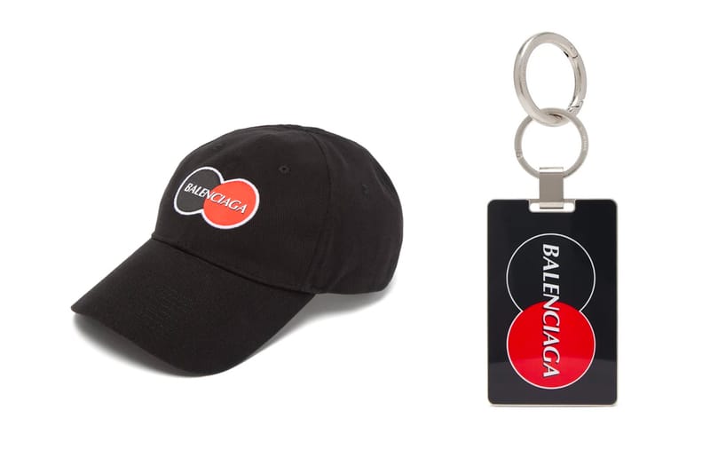 バレンシアガキャップ　マスターカード Balenciaga Mastercard Logo Cap & Card Key Ring Release