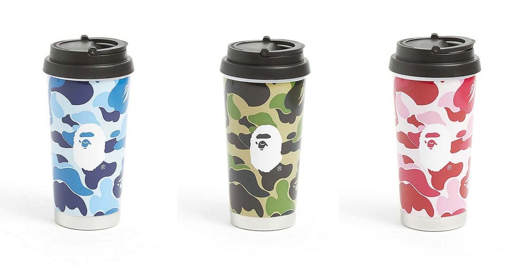 Многоразовый стакан BAPE получил фирменную камуфляжную обработку