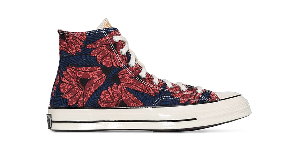chucks floral print