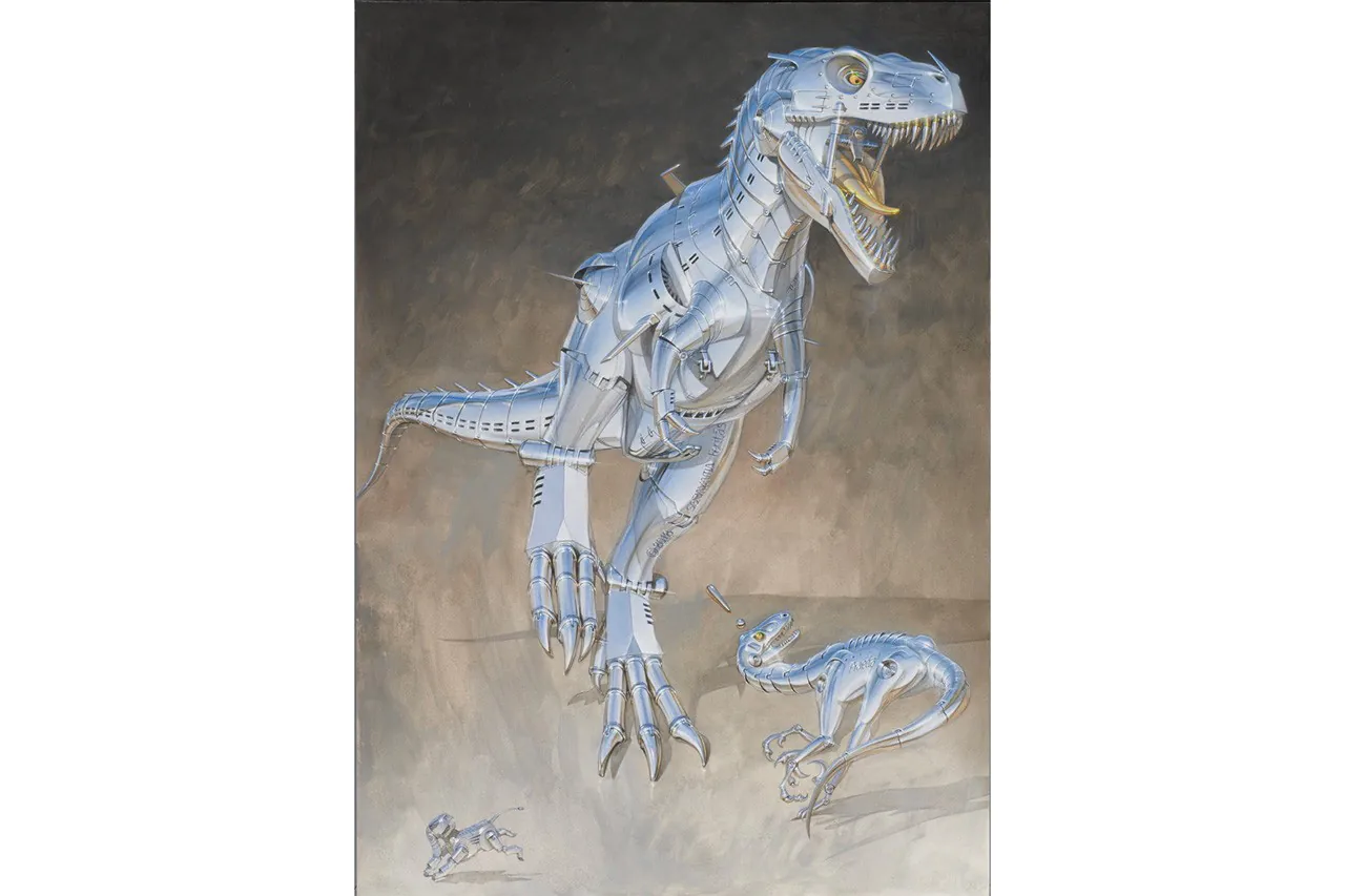 Hajime Sorayama x Medicom Toy Tyrannosaurus Rex | Hypebeast