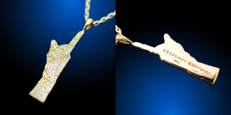 Hajime Sorayama x EYEFUNNY Middle Finger Necklace Release