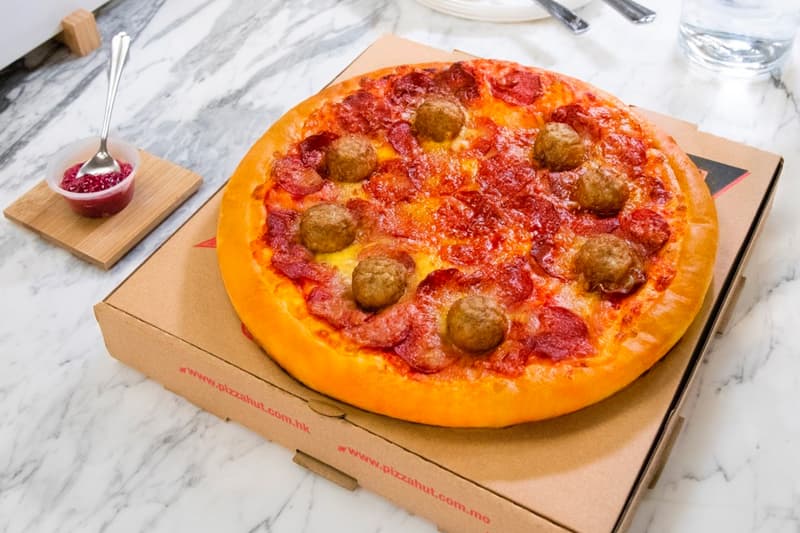 IKEA x Pizza Hut Swedish Meatball Pizza Announcement HYPEBEAST