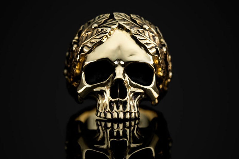 Jun Cha Crafts CAPO RING With Skull in Gold, Brass | Hypebeast