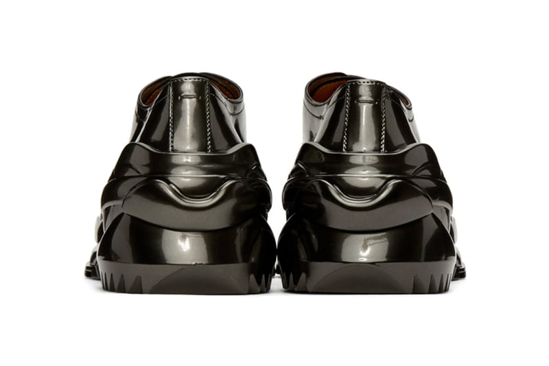 Maison Margiela Gunmetal Cross Derbys | Hypebeast