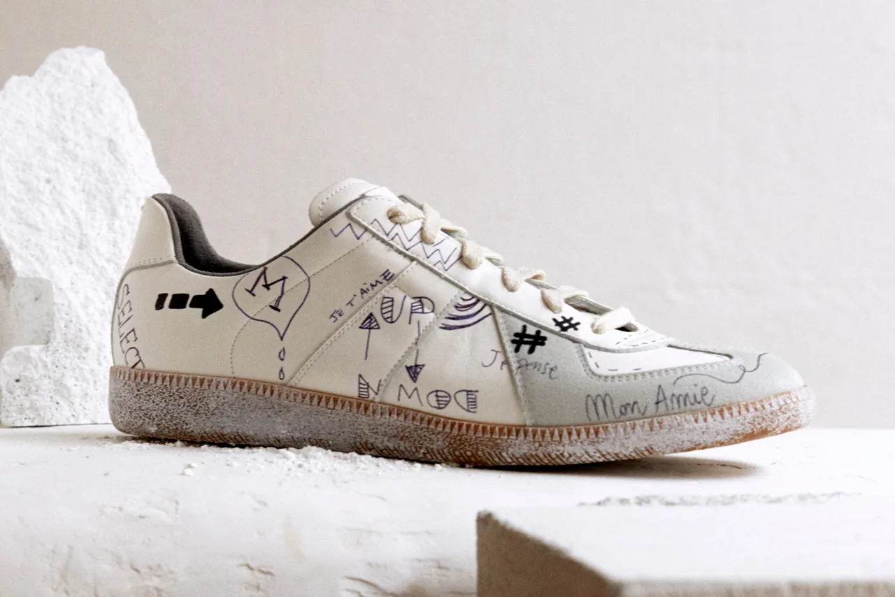 Mytheresa x Maison Margiela Graffiti Sneakers | Hypebeast