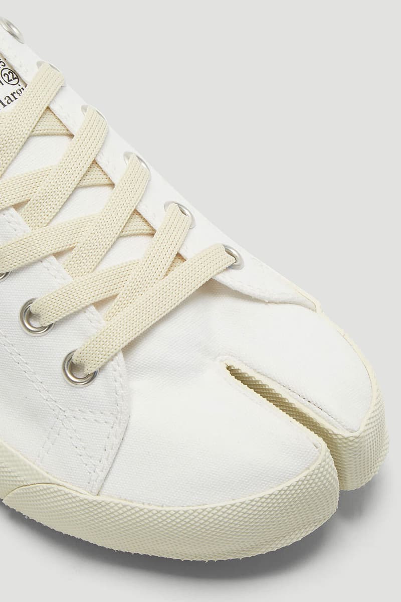 margiela canvas tabi