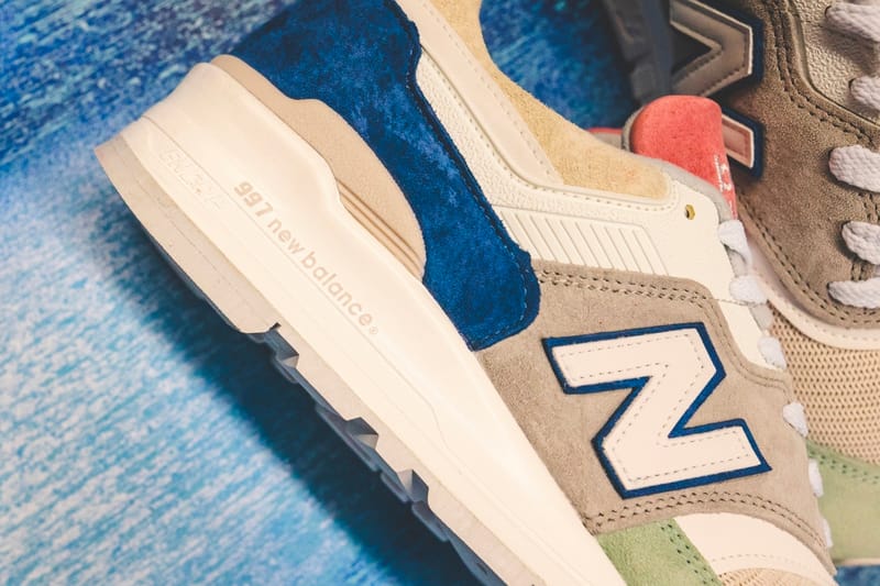 New balance colour outlet block trainers