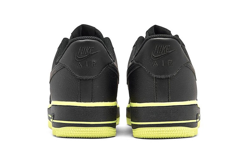 nike air force 1 07 barely volt black