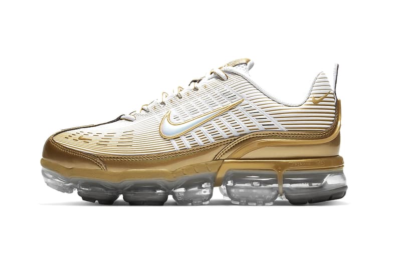 white and gold vapormax 360