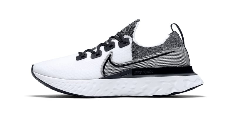 Nike react noir et blanc best sale