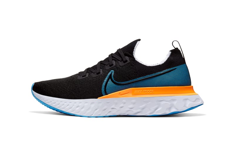 Nike react black and hot sale orange