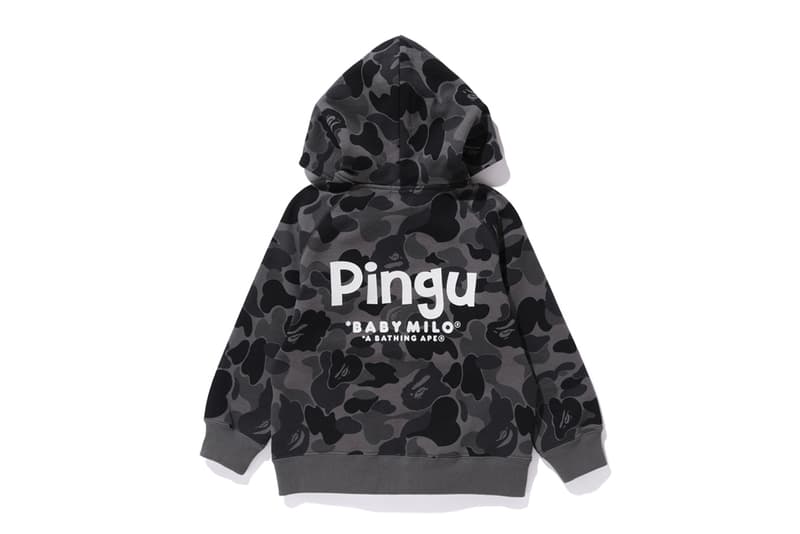 a bathing pingu shirt